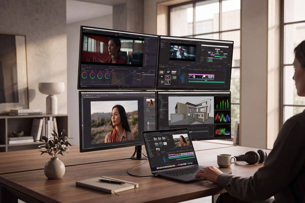 M5 Pro & M5 Max: 3–4 Displays From One Thunderbolt Port