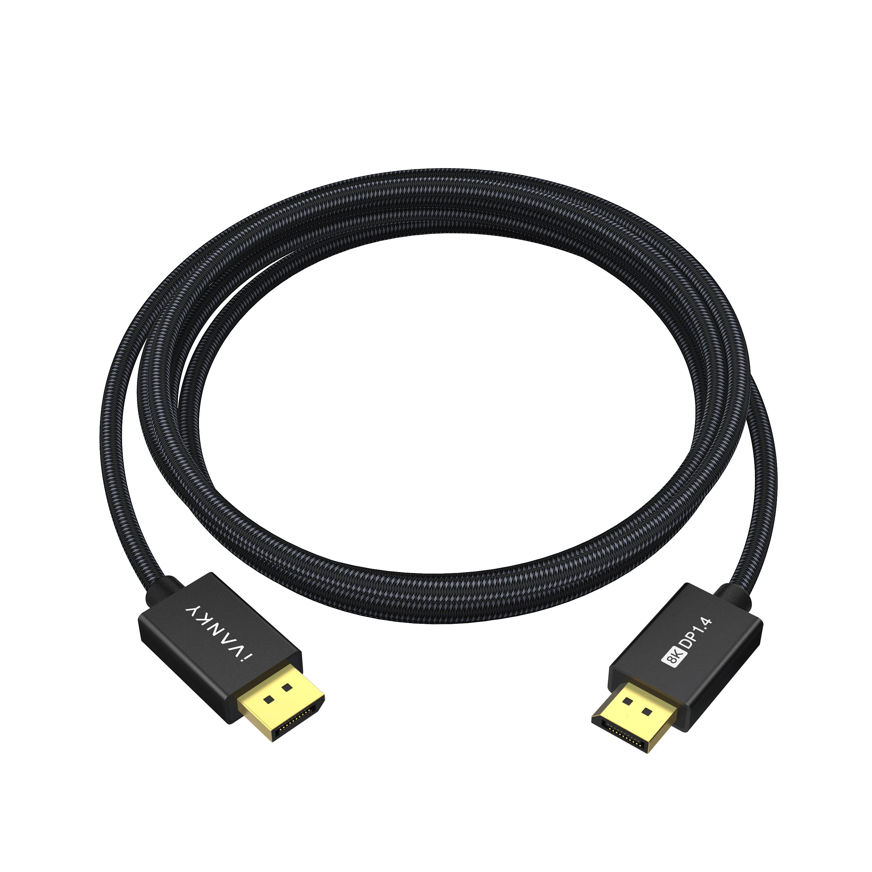 8K DisplayPort 1.4ケーブル - 編組 - iVANKY 8K DisplayPort 1.4ケーブル - 編組 - iVANKY