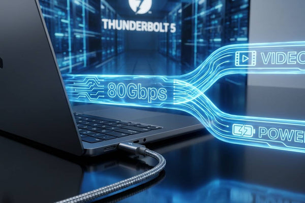 Thunderbolt 5 Dock für Mac-Benutzer erklärt: Bandbreite, Bildschirme und Stromversorgung in einfacher Sprache