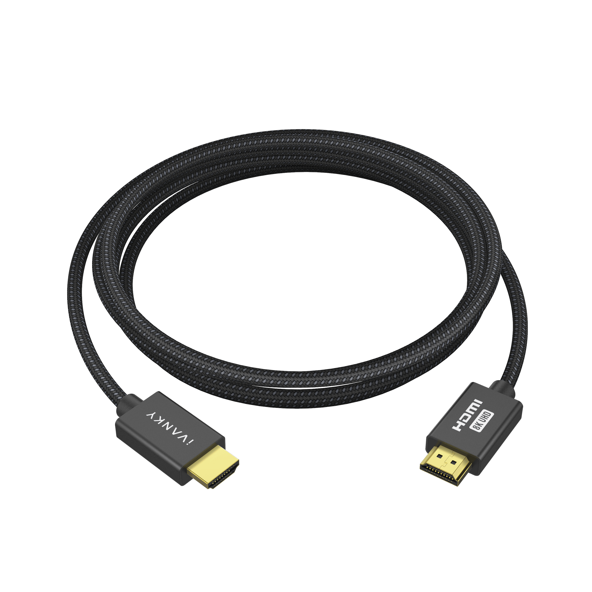 IVANKY Short HDMI Cable 4K 0.5 ft, 18Gbps High Speed HDMI 2.0 Cable, 4K  HDR, HDCP 2.2/1.4, 3D, 2160P, 1080P, Ethernet - Braided HDMI Cord 32AWG,  ARC