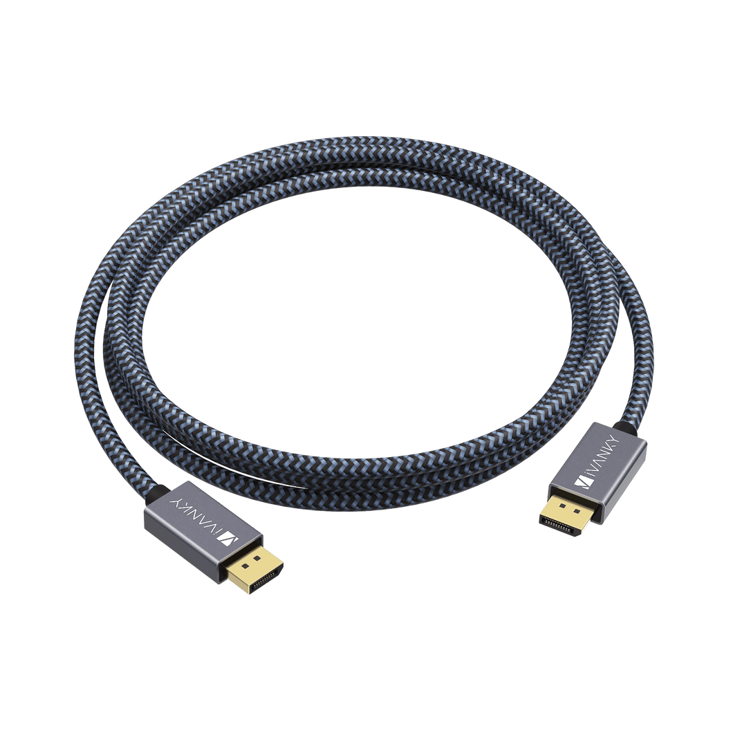 4K DisplayPort 1.2 Kabel – geflochten