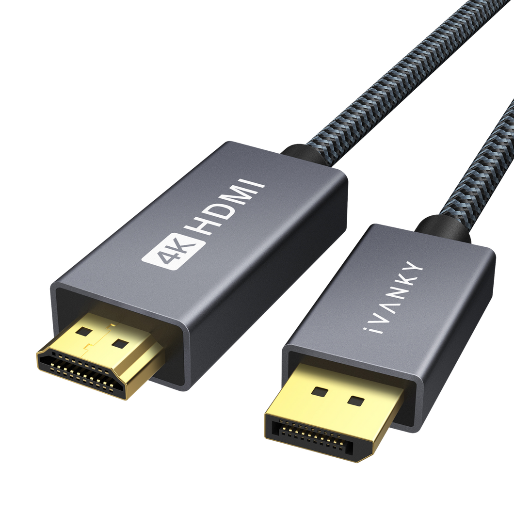 4K Uni-Directional DisplayPort to HDMI Cable