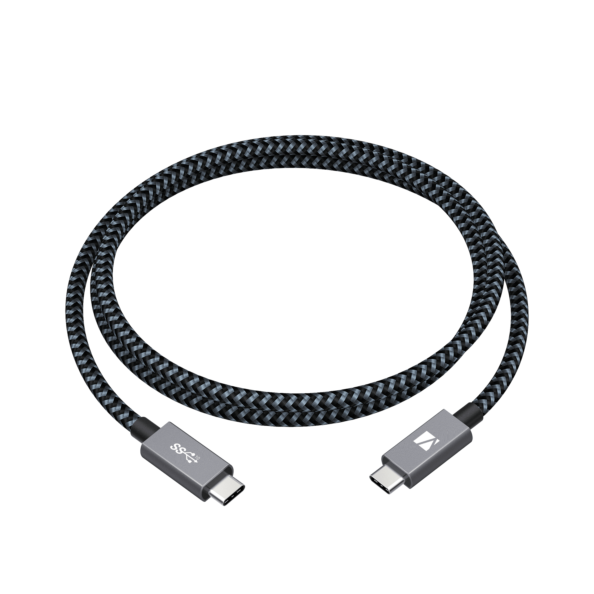 Cable USB 3.2 type C vers C 2m PD 100Watts 20Gbit/s Thunderbolt 3