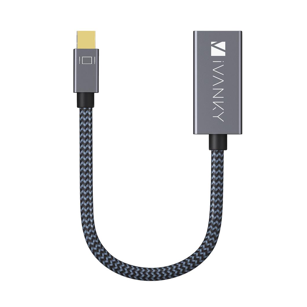 4K 60Hz Mini DisplayPort to DisplayPort 1.2 Cable (1440p@165Hz, 1080p@