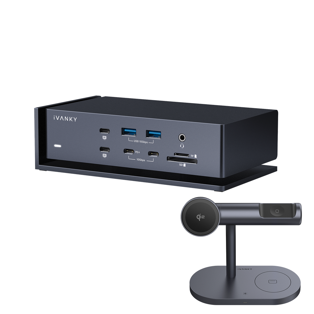 Offre groupée FusionDock Max 1 + support de charge sans fil 4-en-1
