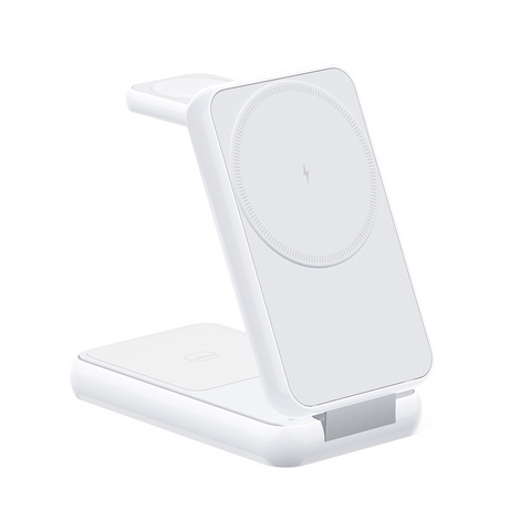 Caricabatterie wireless pieghevole 3 in 1