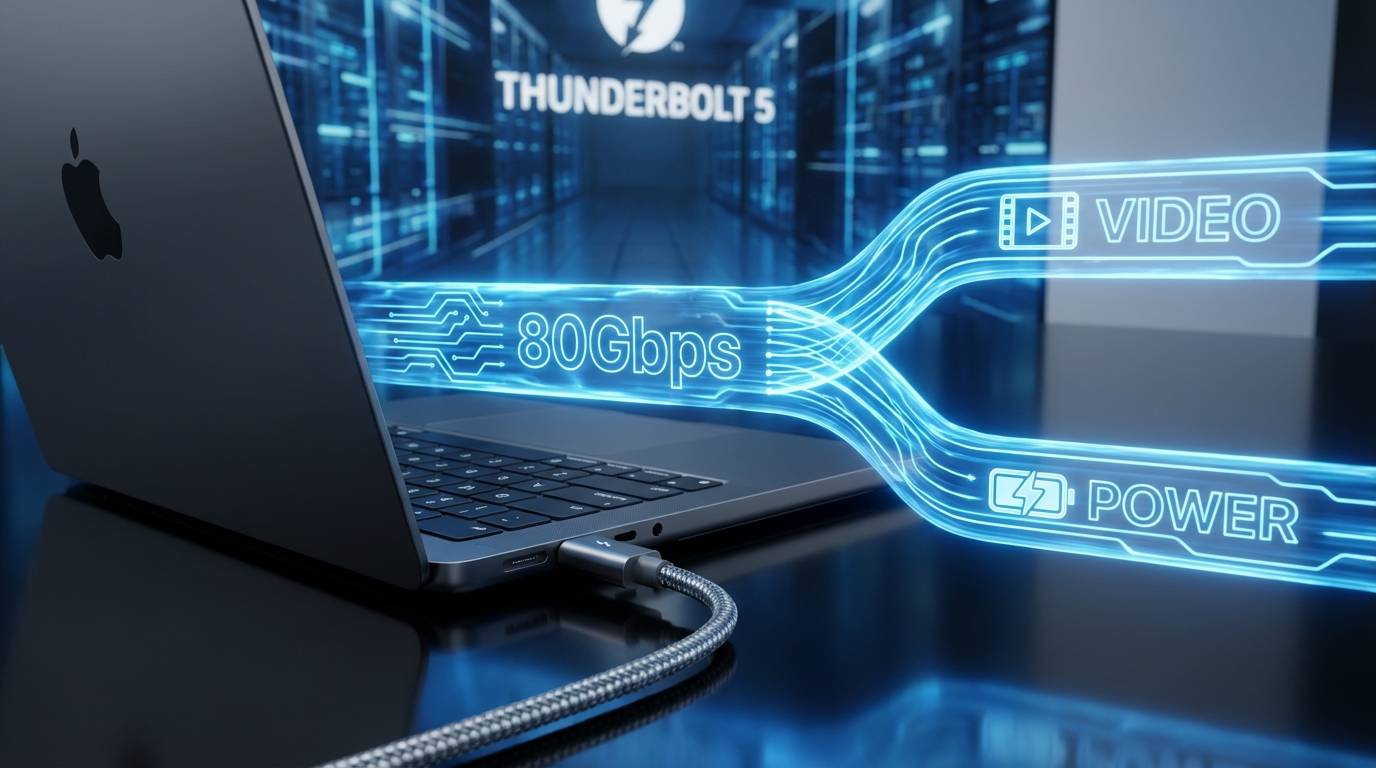 MacユーザーのためのThunderbolt 5ドック解説：帯域幅、ディスプレイ、電源をわかりやすく